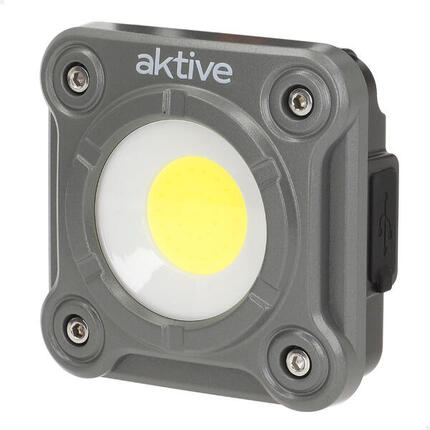 Projecteur LED portable polyvalent à 3 positions avec chargeur USB Aktive