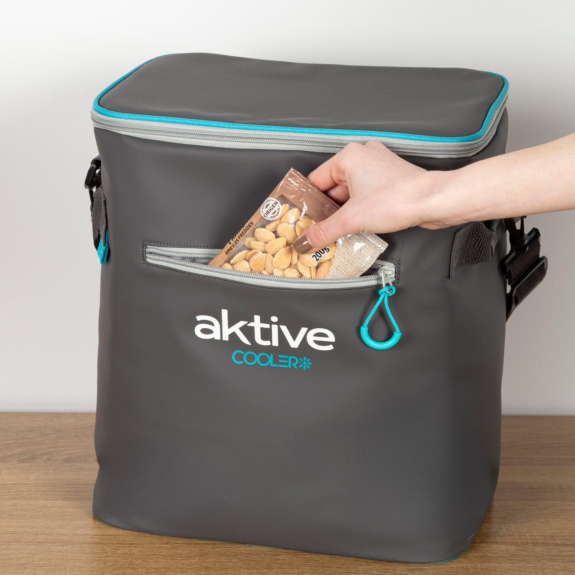 Aktive Geladeira macia de 23 litros (30x22x35 cm) com isolamento 6/7