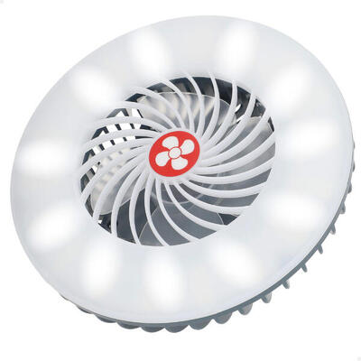 Aktive lámpara LED portátil recargable con ventilador y cargador USB