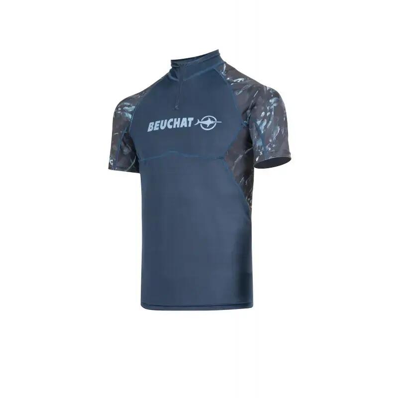 Beuchat Rashguard męski Atoll Seaweed krótki rękaw