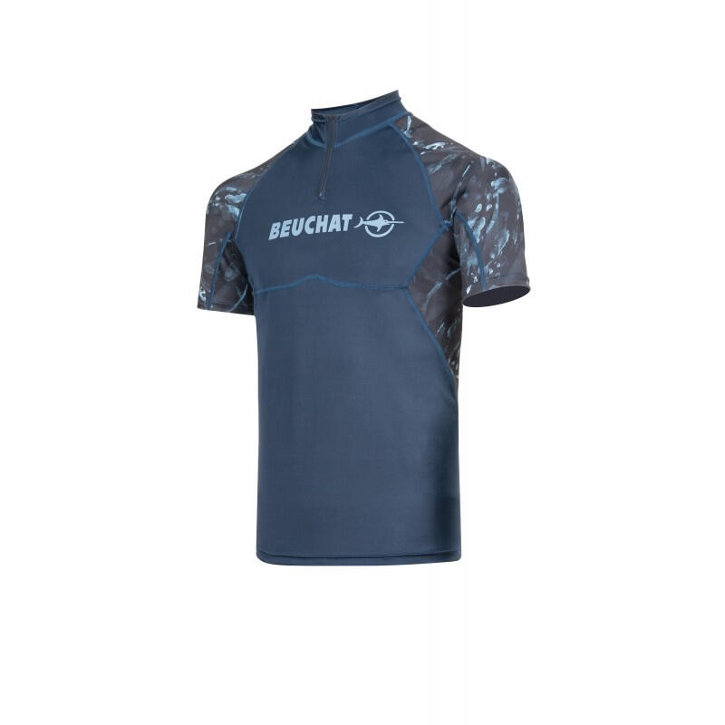 Beuchat Rashguard męski Atoll Seaweed krótki rękaw
