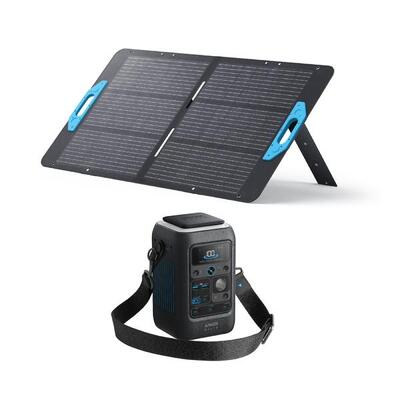 Kit Batterie Anker SOLIX C300X DC mit Solarpanel 100 W (0% MwSt)