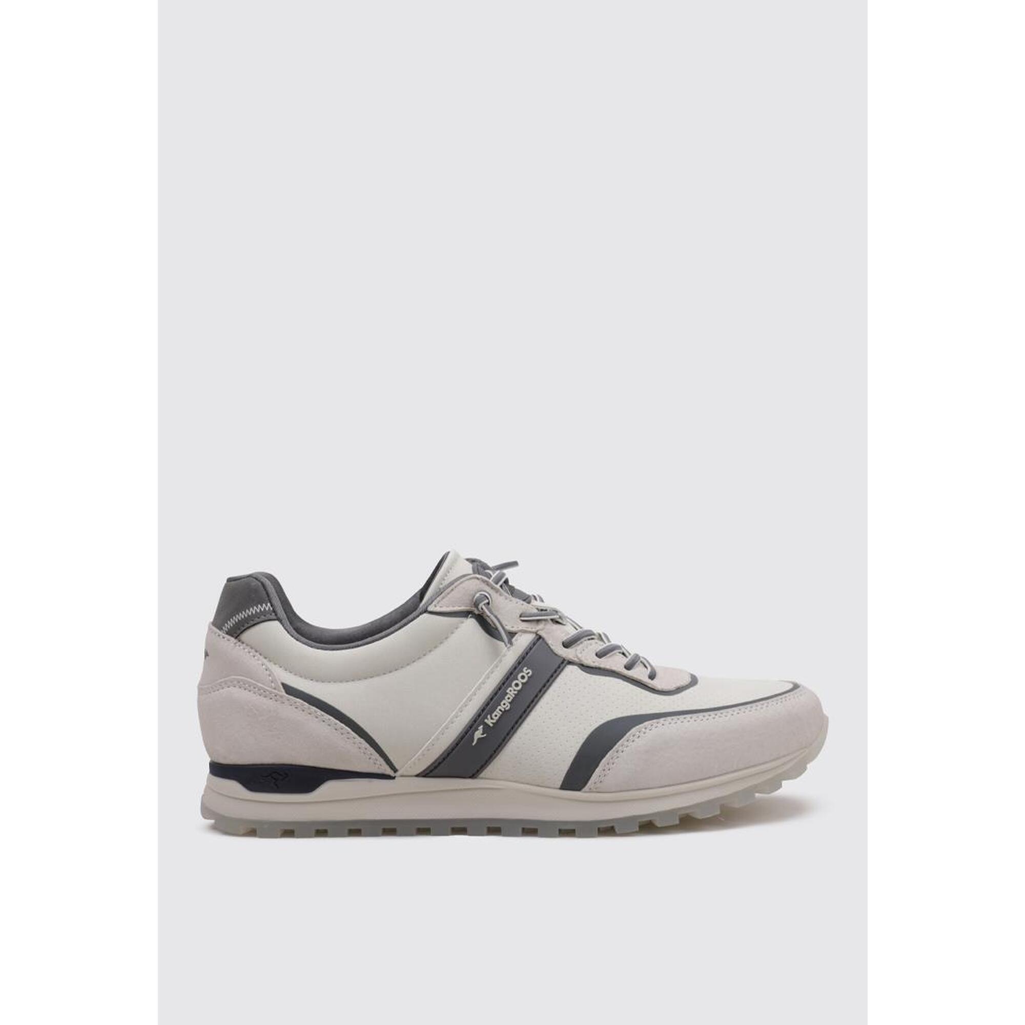 Kangaroos - Chaussure De Randonnée Baskets Homme Kangaroos 563 Ble - Baskets - Beige|gris - 40 - Decathlon