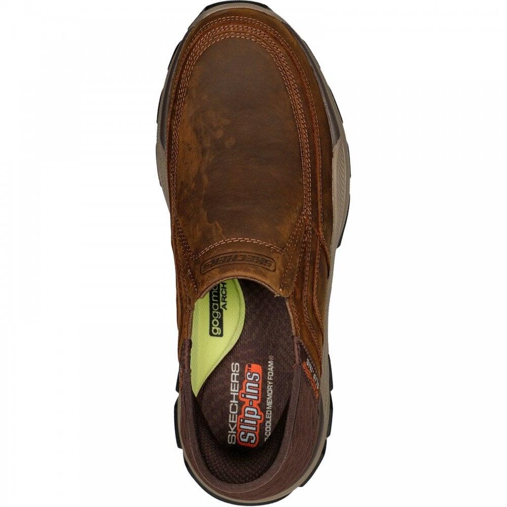 Zapatos Skechers Homem Castanho 5/7
