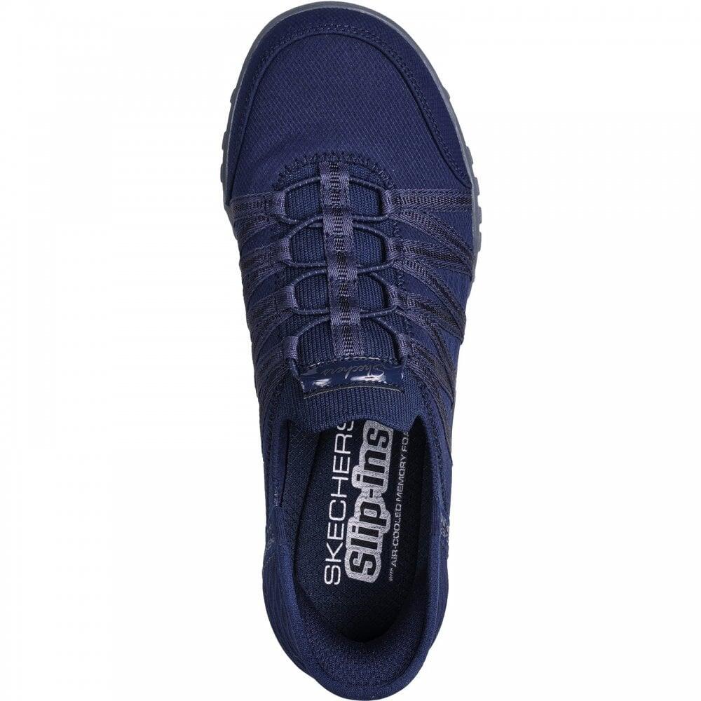 Tênis Azuis Skechers Femininos Breathe-Easy 5/7