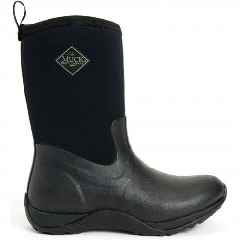 Arctic Weekend Textile/Weather Wellingtons BLACK 7/7