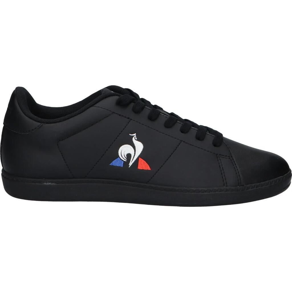 Men's Le Coq Sportif Courtset Black Trainers