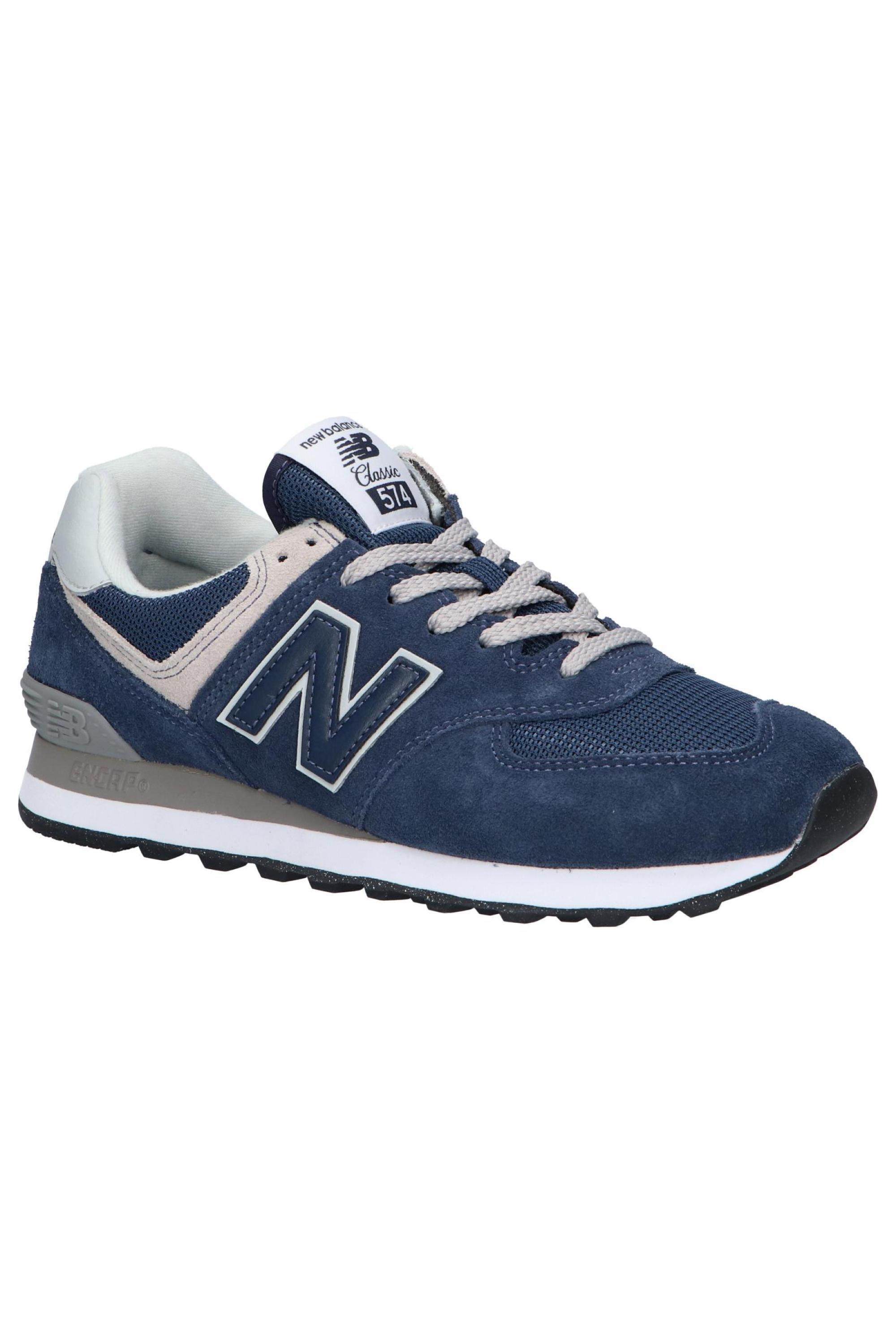 New Balance 574 Navy White 2/6
