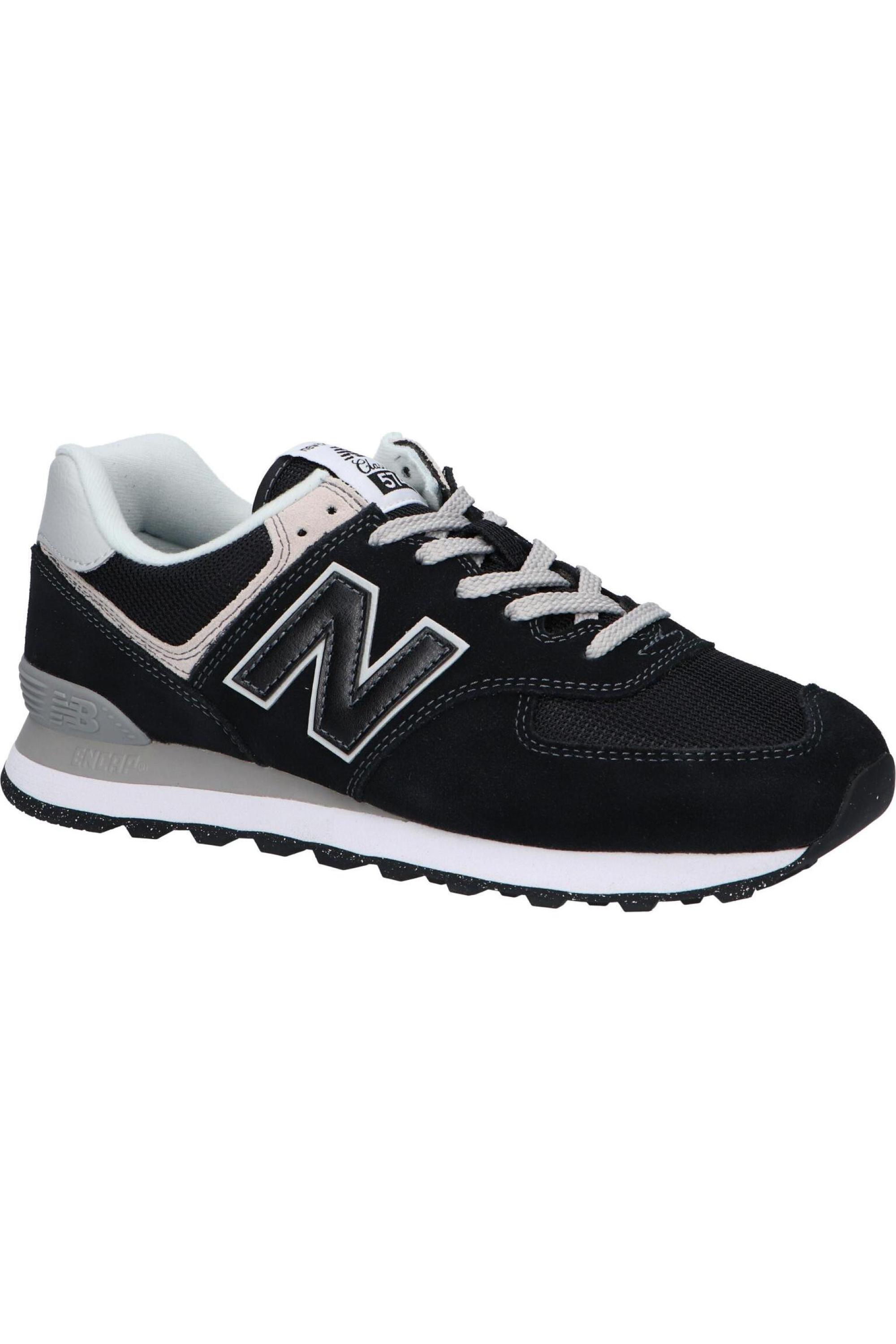 New Balance 574 Black White 2/7