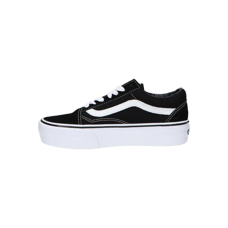 Adidași Vans Old Skool Platform negru alb