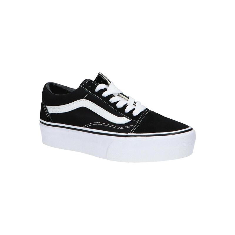 Adidași Vans Old Skool Platform negru alb
