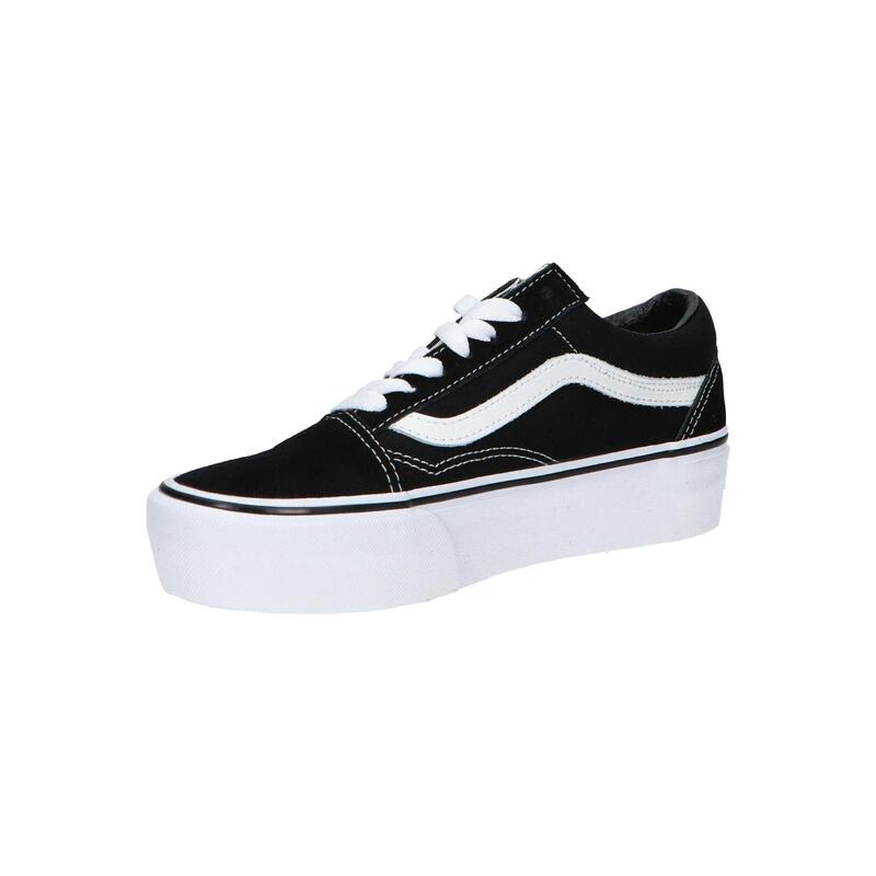 Adidași Vans Old Skool Platform negru alb