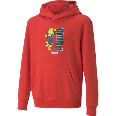 Cappuccio Puma Hoodie Rosso Bambini