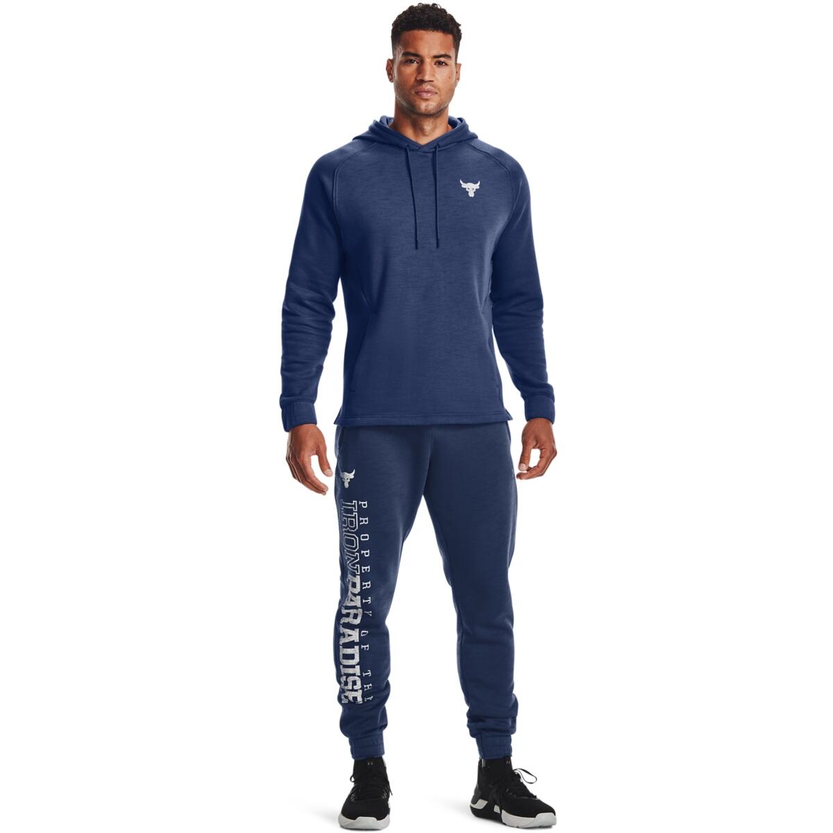 Een broek Under Armour UA Pjt Rock, Blauw, Mannen 3/5