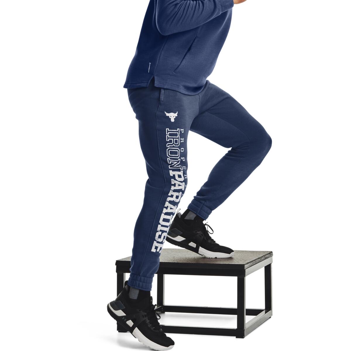 Een broek Under Armour UA Pjt Rock, Blauw, Mannen 4/5