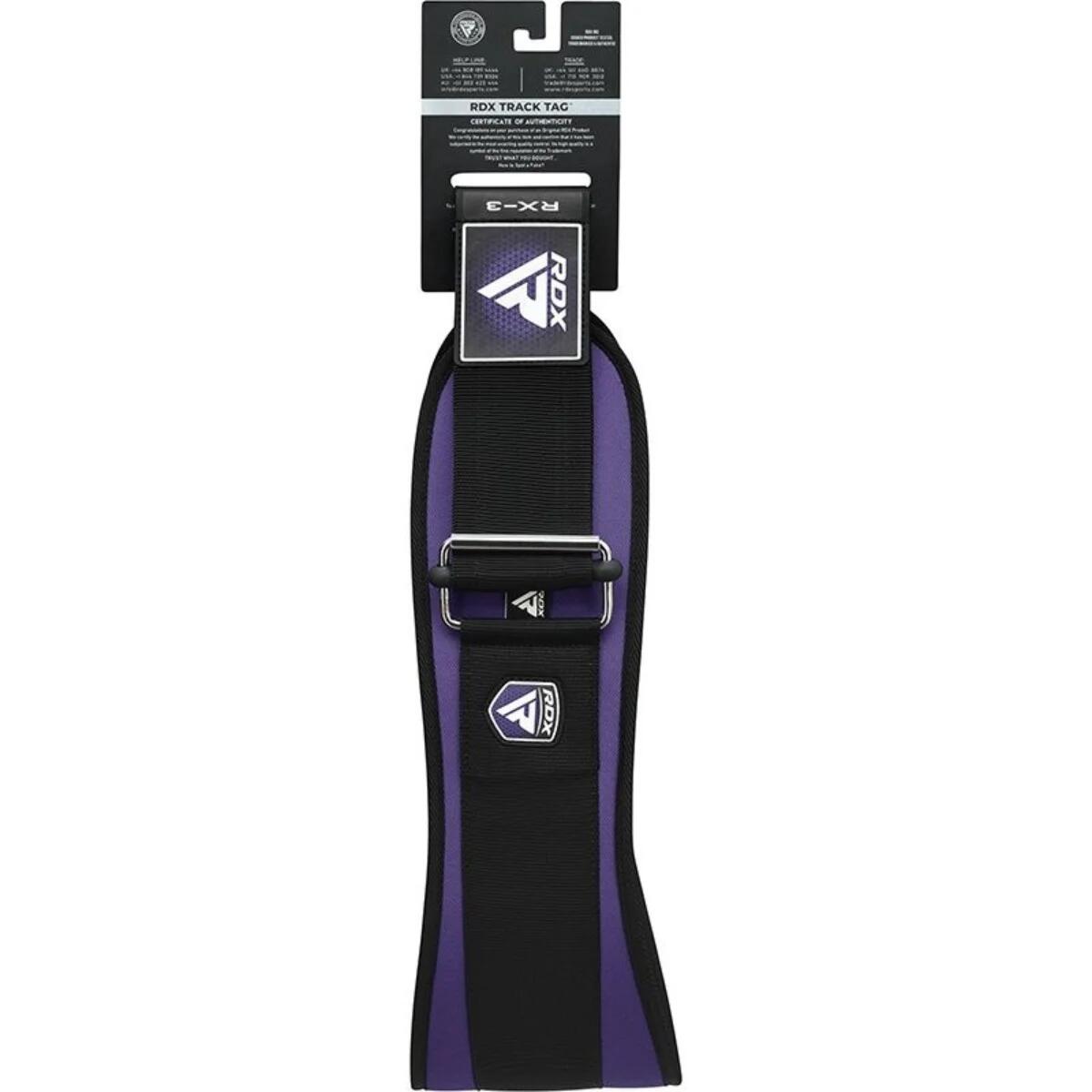Ceinture de Musculation RDX RX3 Eva Curve Violette – M 6/6