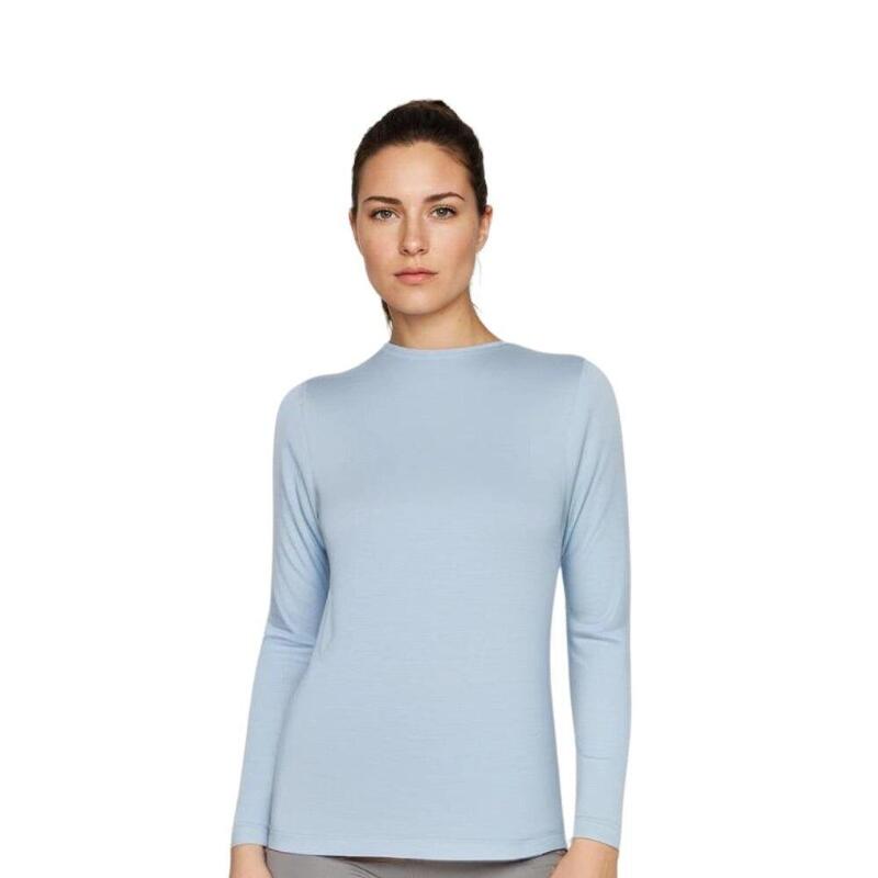 T-shirt femme 100% laine de mérinos manches longues - Bjork 210