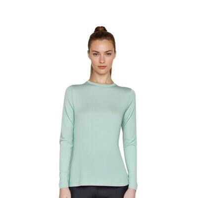 LangärLSiges Damen-T-Shirt aus 100 % Merinowolle – Björk 210