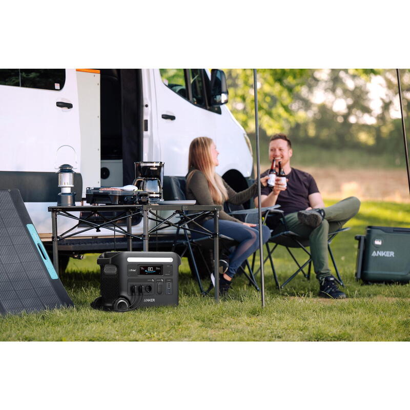 Powerbanka Anker SOLIX F2000 s 400W solárním panelem