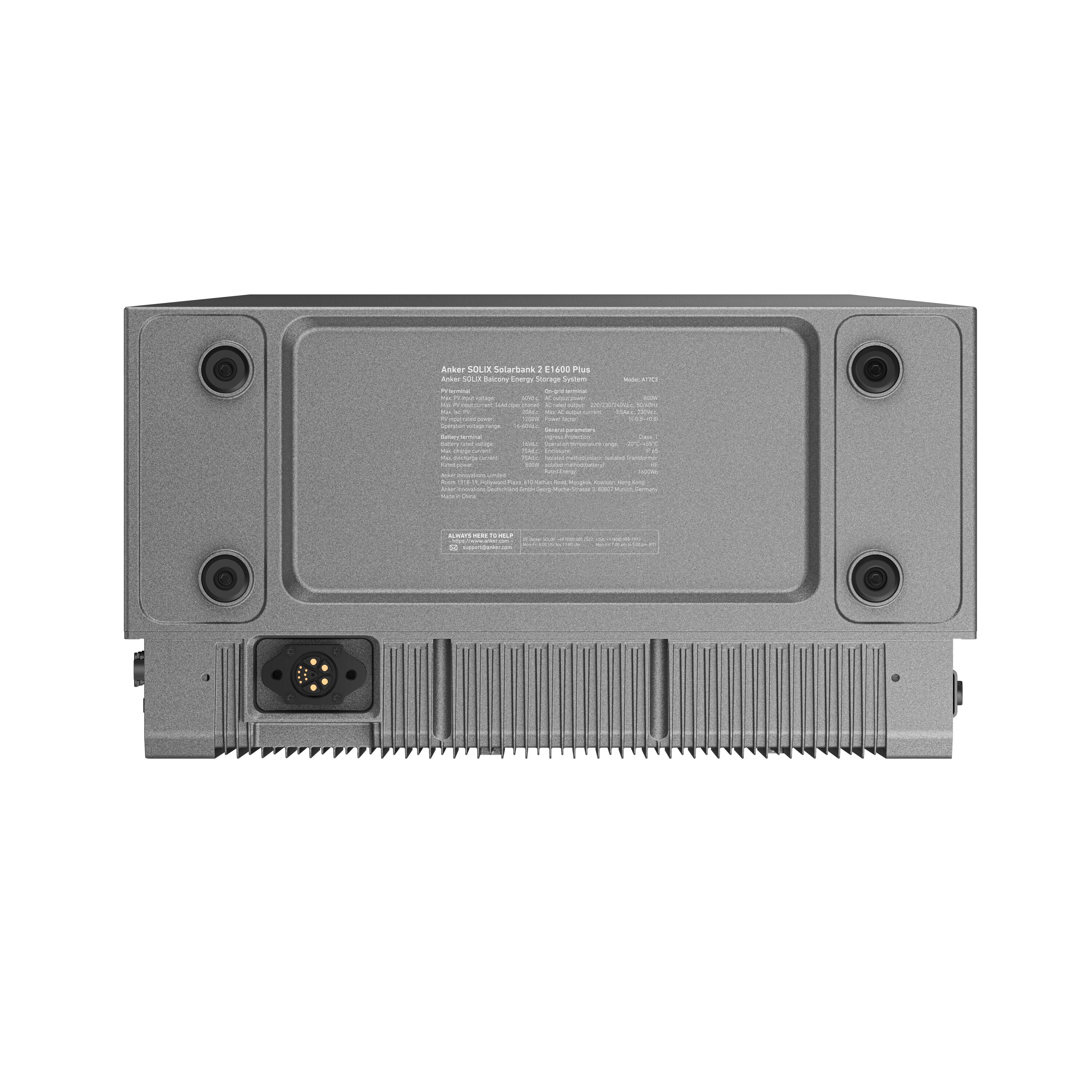 Balkon fotovoltaïsch Anker SOLIX Solarbank 2 E1600 AC, 1600 Wh, 2 MPPT (1200 W) 6/9