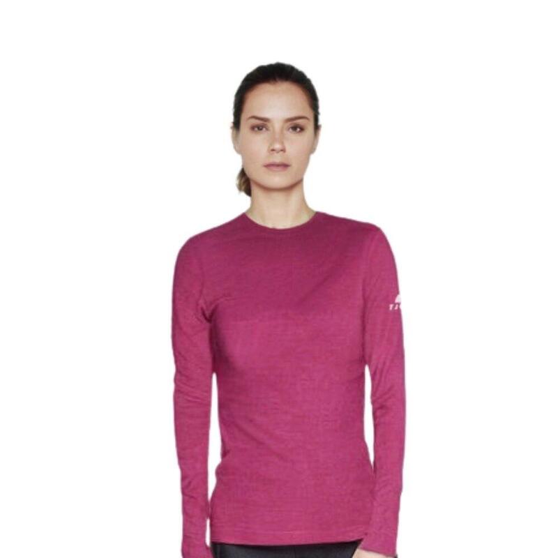 T-shirt femme 100% laine de mérinos manches longues - Bjork 210