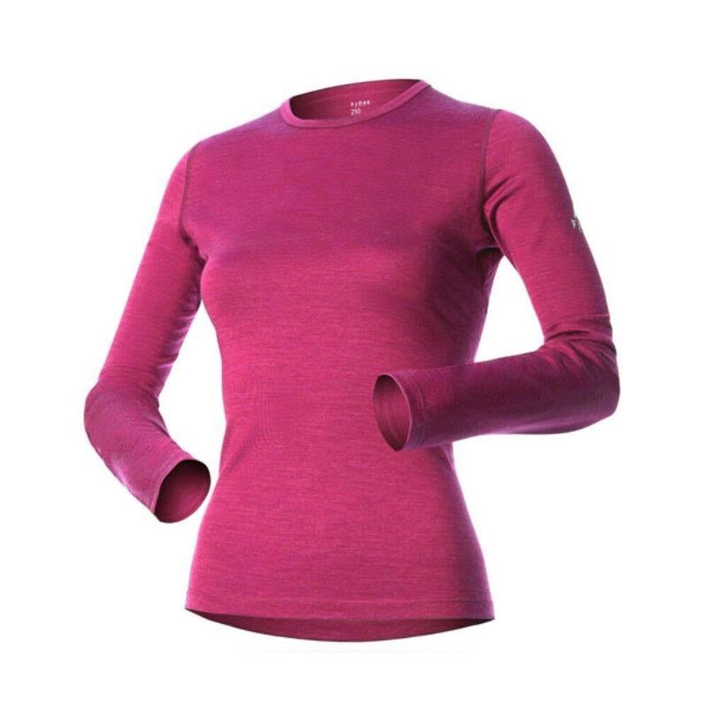 T-shirt femme 100% laine de mérinos manches longues - Bjork 210