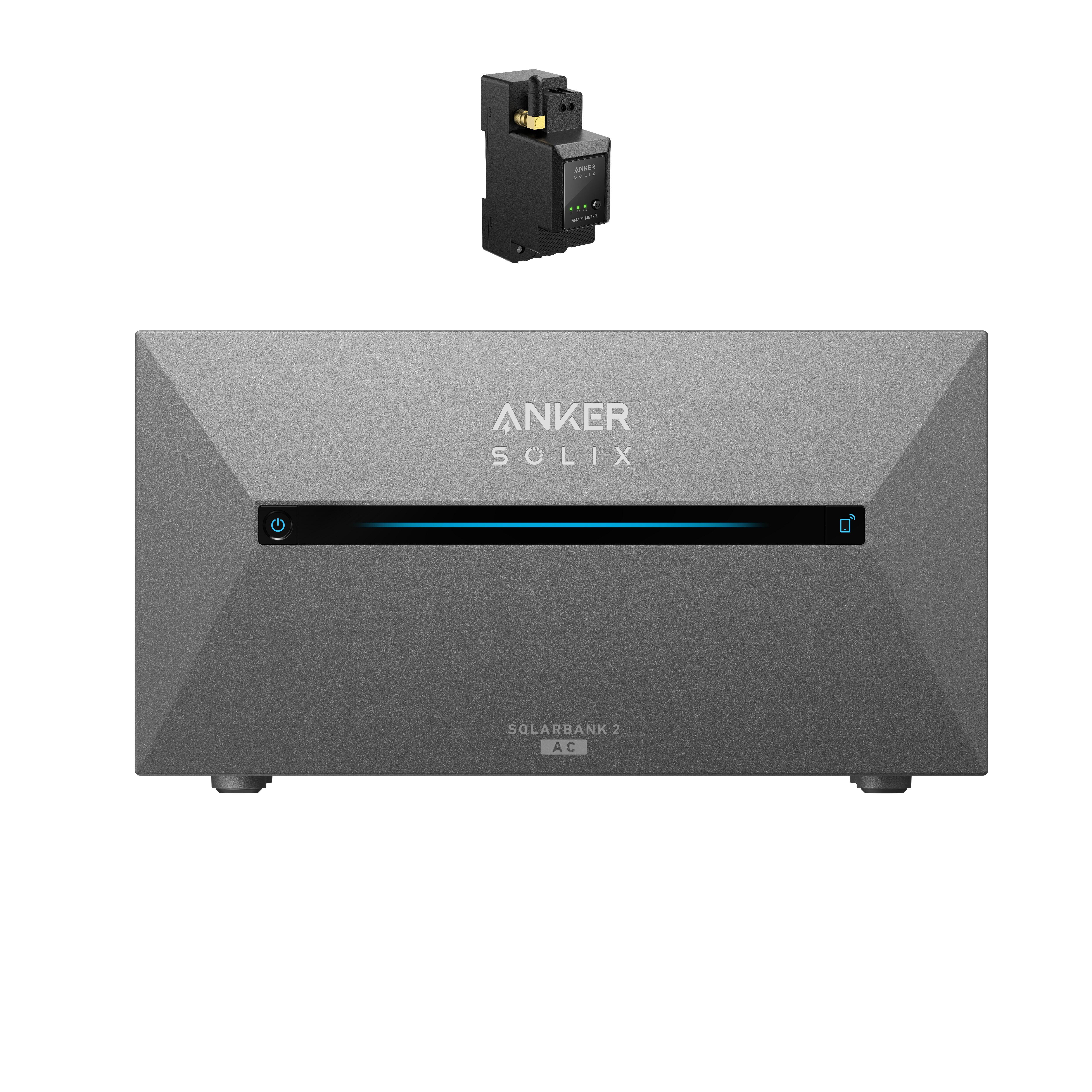 Anker solix solarbank 2 e1600 pro, medidor inteligente