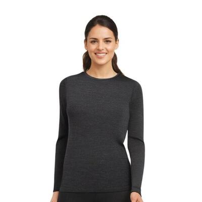 LangärLSiges Damen-T-Shirt aus 100 % Merinowolle – Björk 210
