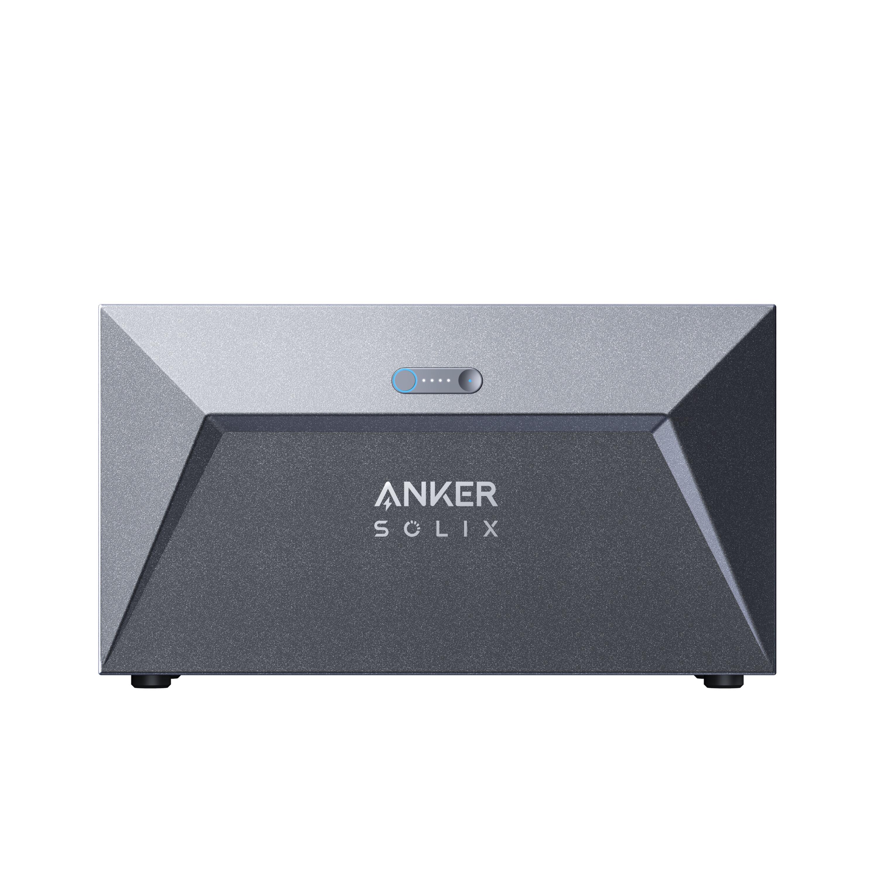 Anker - Balcony Photovoltaic Anker Solix Solarbank E1600, Interrupteur 0 W Intégré - Station D'Énergie - Gris - Taille Unique - Decathlon