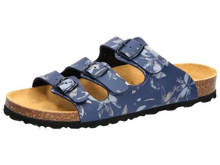 Pantolette Damen Schnallen LICO Bioline Leave