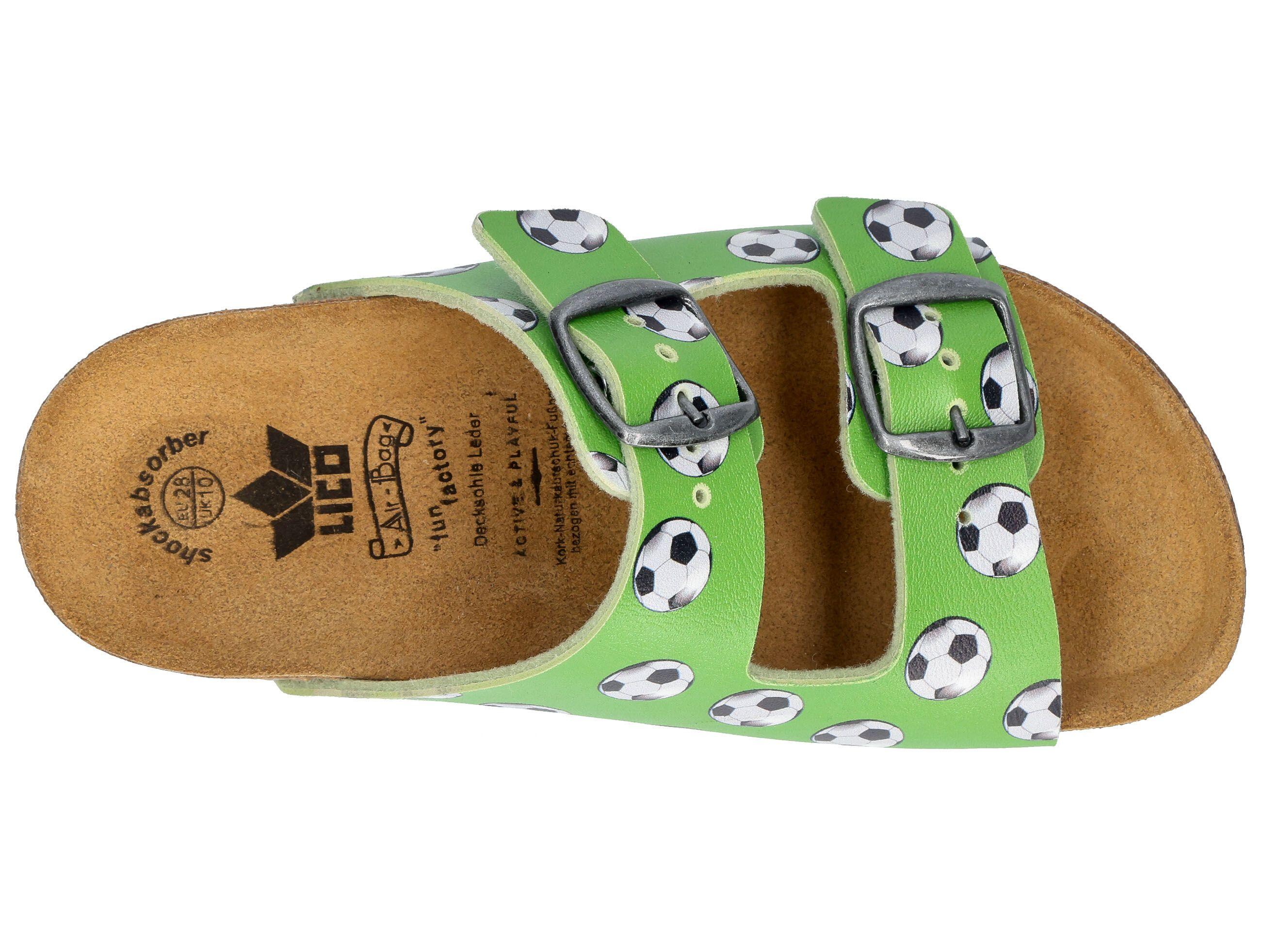 Hausschuh Jungen Schnallen LICO Bioline Universe 5/6