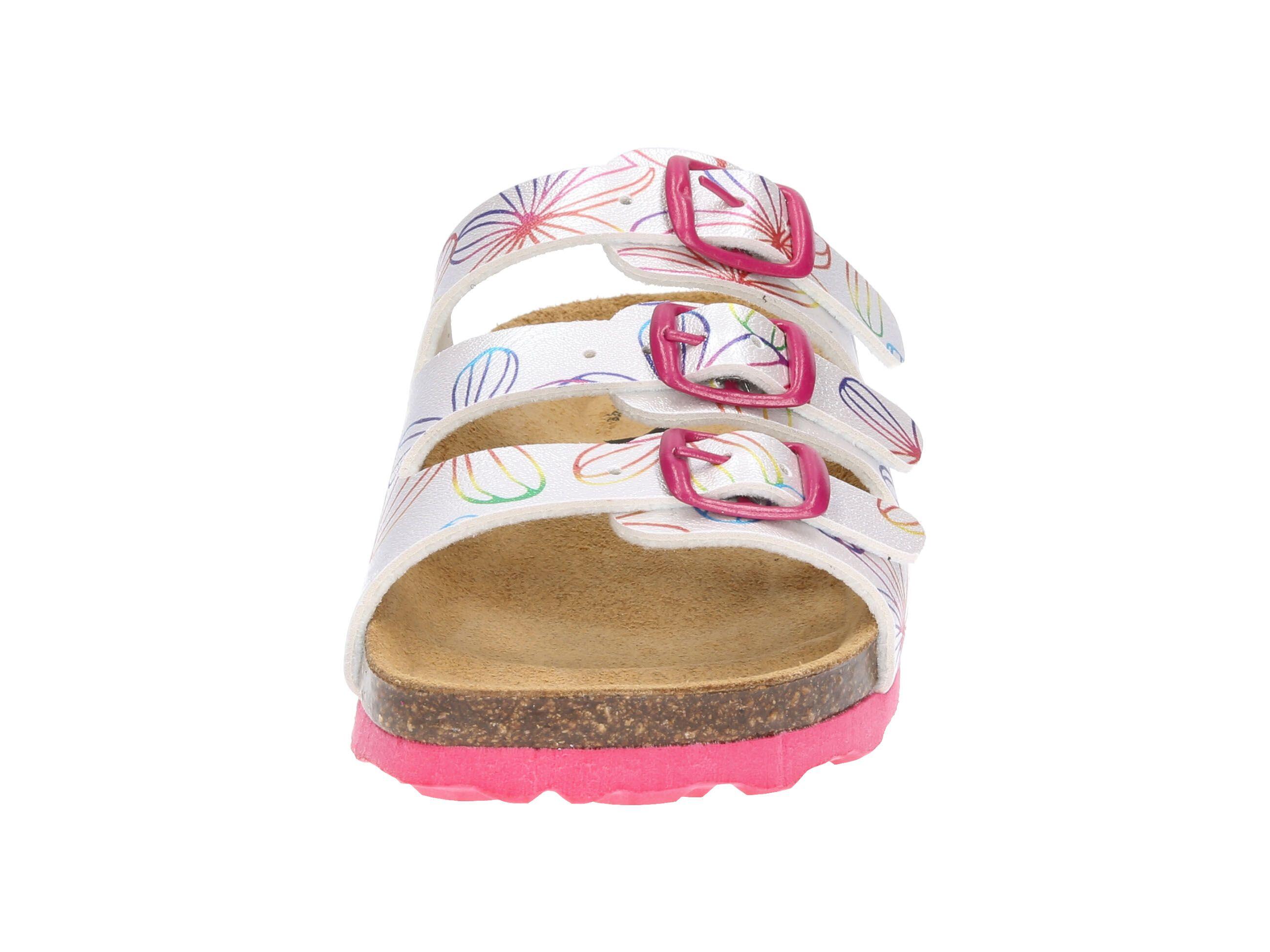 Pantolette Mädchen Schnallen LICO Bioline Flower Kids 3/6
