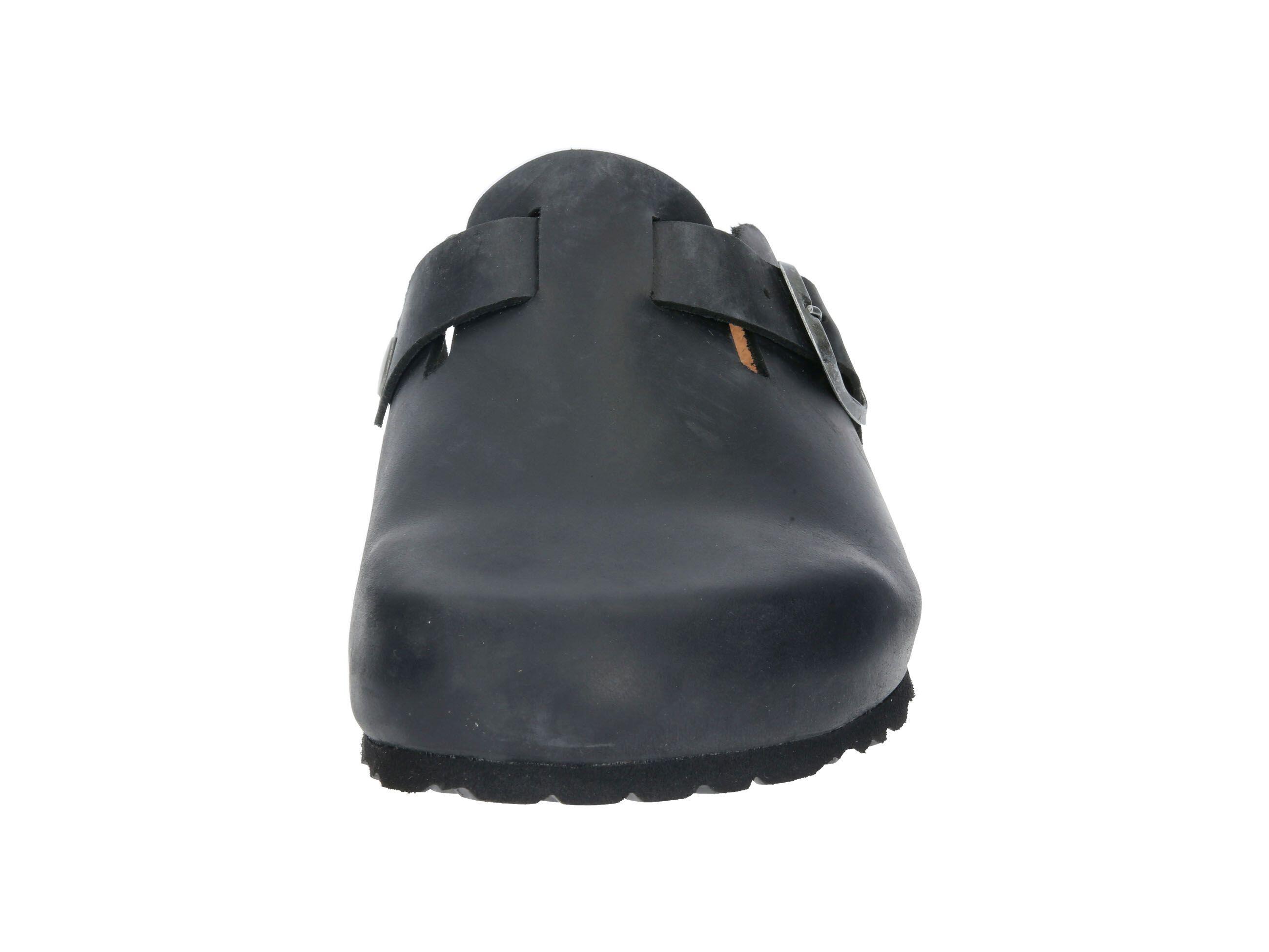Mule Heren Gespen LICO Bioline Clog Leather 3/6