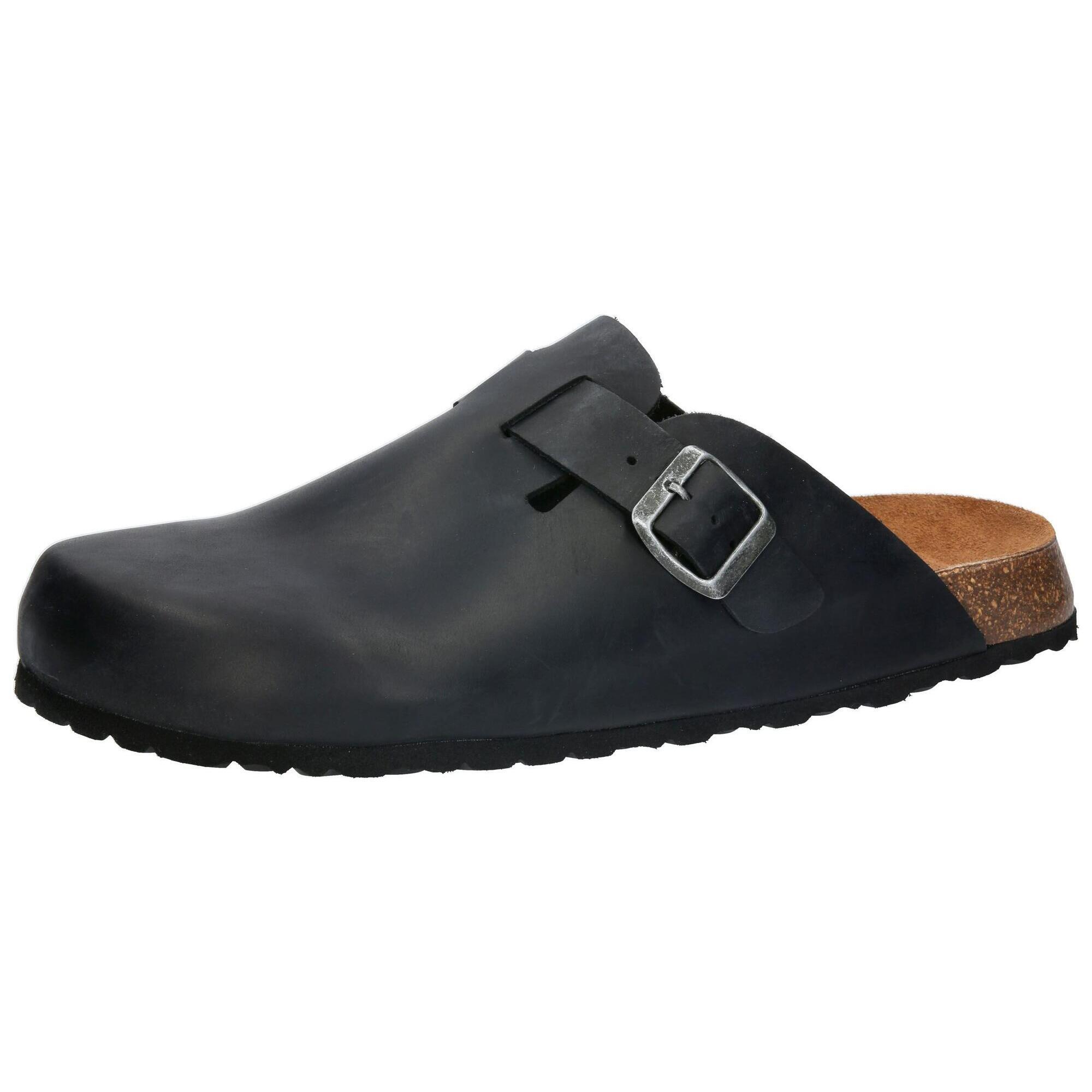 Lico - Mule Boucles Hommes Lico Bioline Clog Leather - Sandales - Noir - 46 - Decathlon