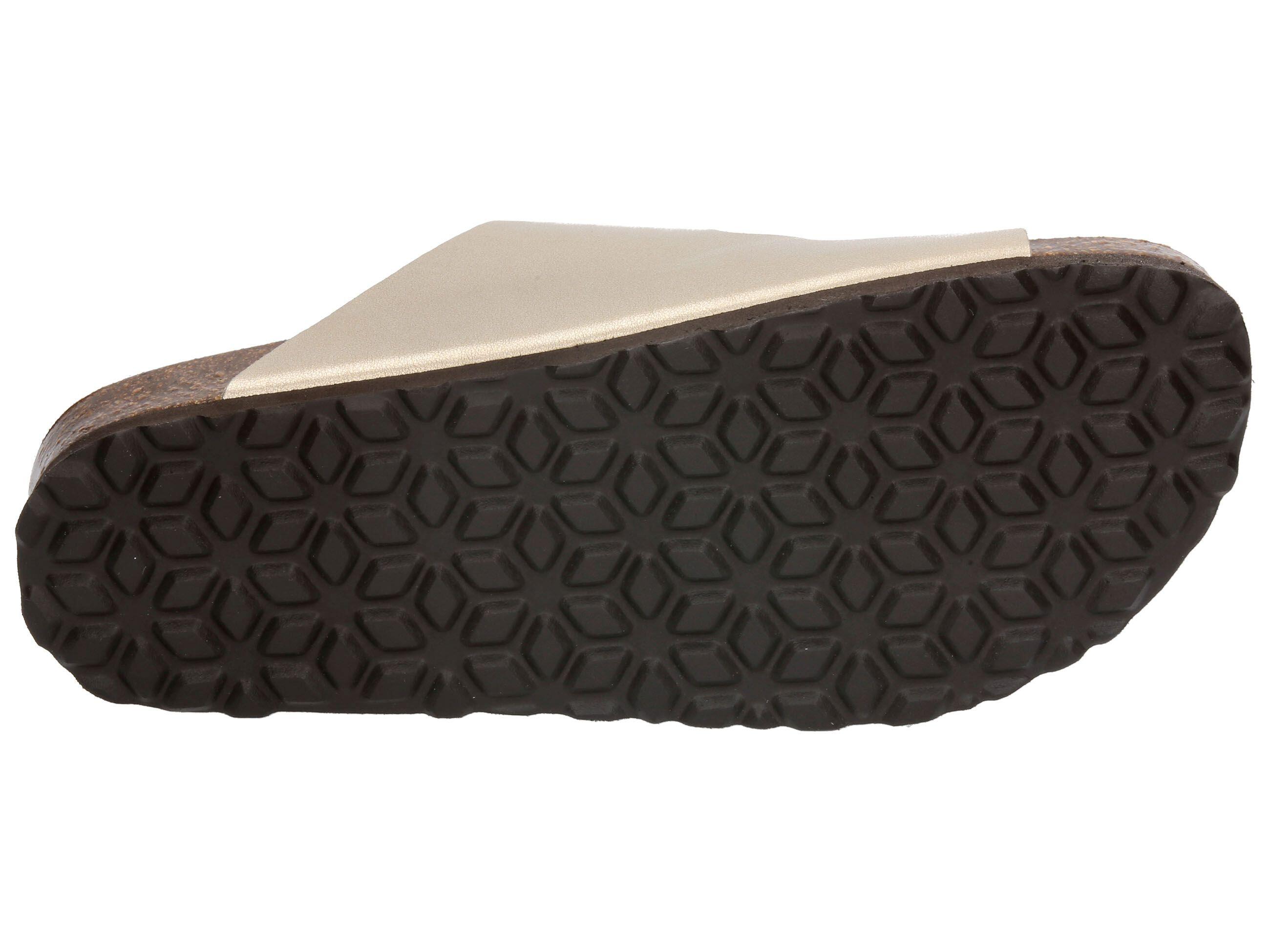 Pantolette Damen Schnallen LICO Bioline Platino 6/6