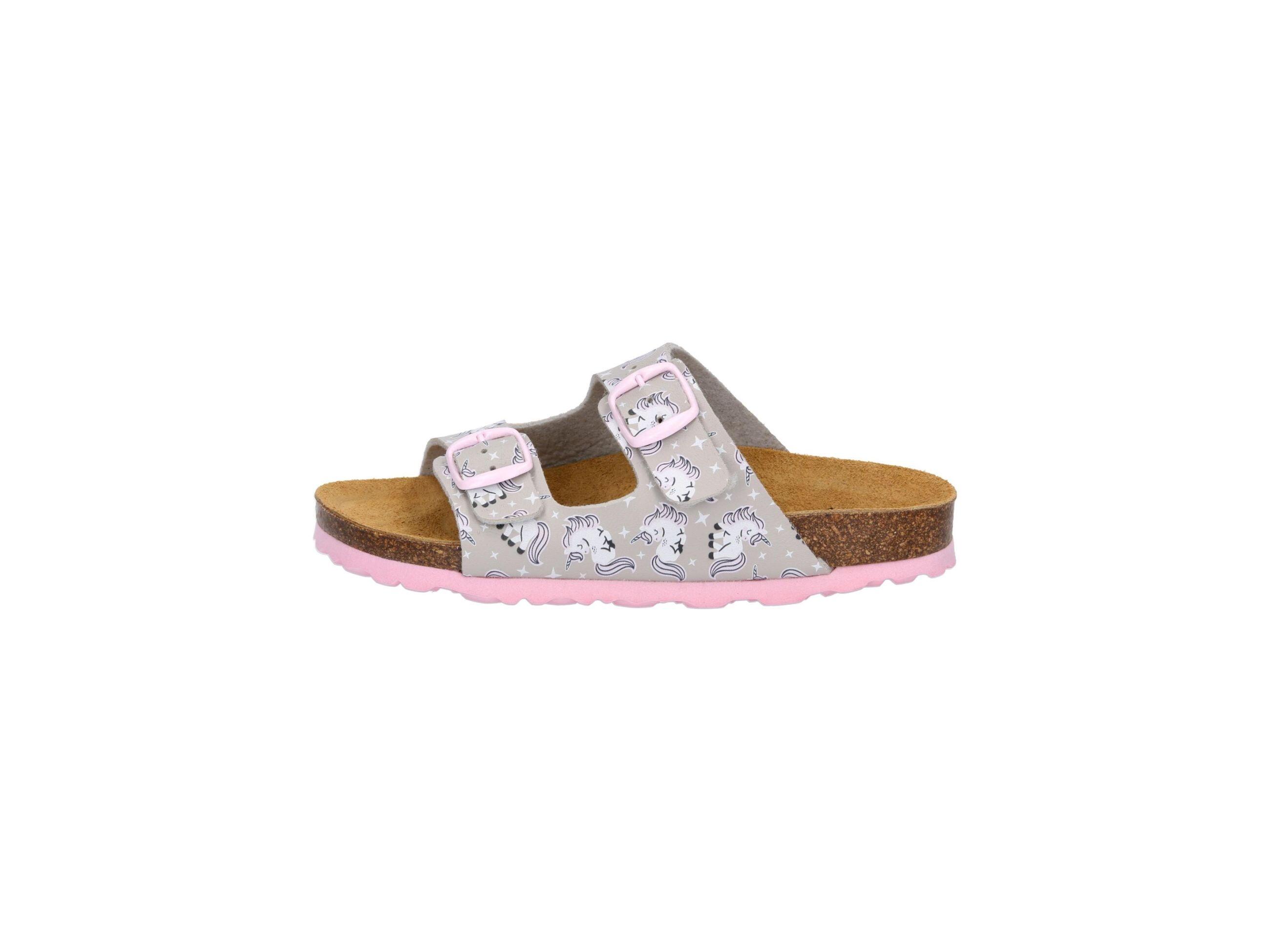 Pantolette Mädchen Schnallen LICO Bioline Unicorn 2/6