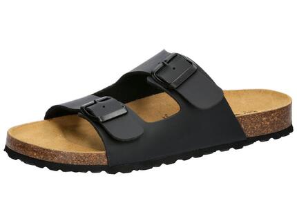 Pantolette Damen Schnallen LICO Bioline Platino