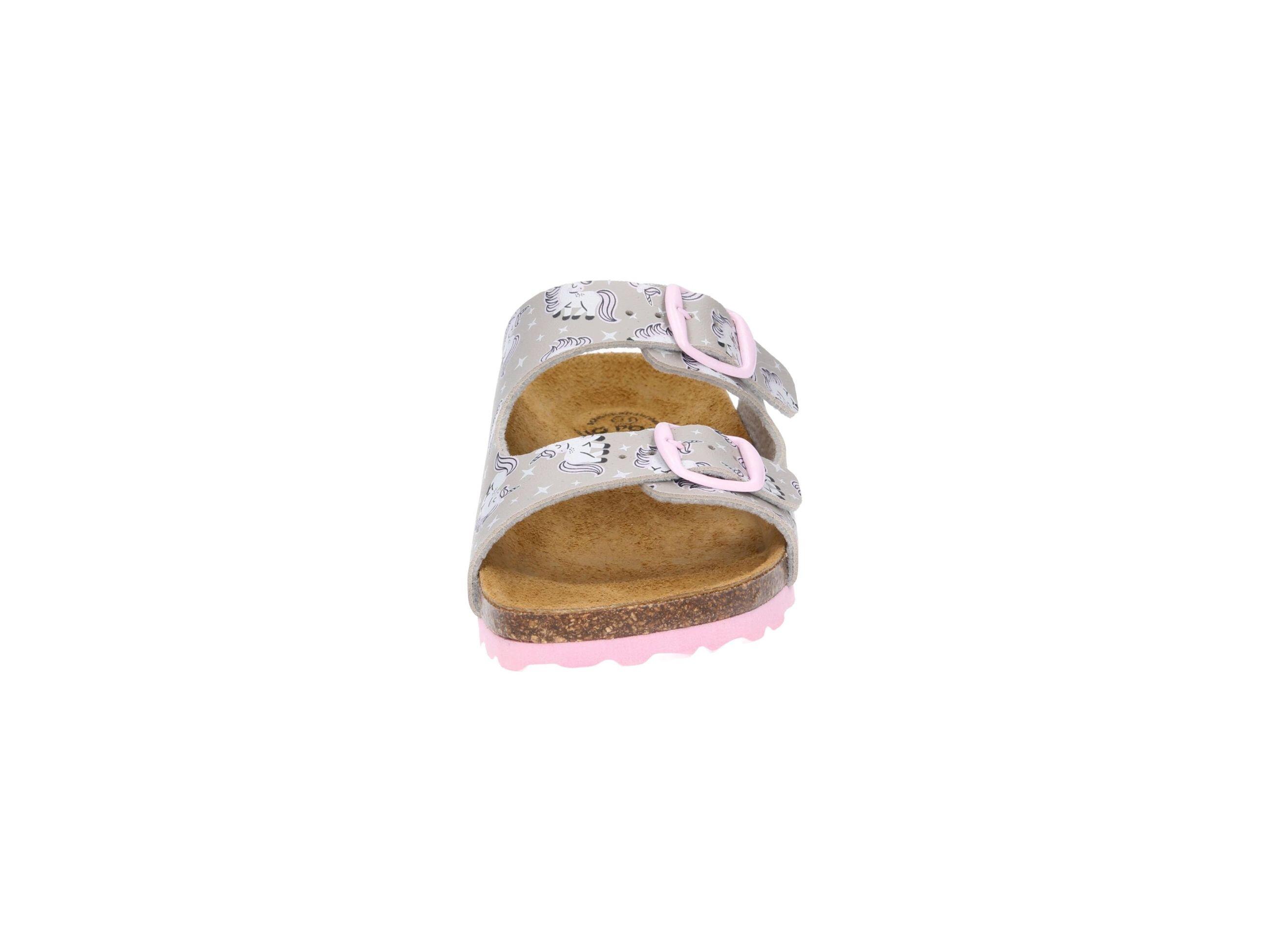 Pantolette Mädchen Schnallen LICO Bioline Unicorn 3/6