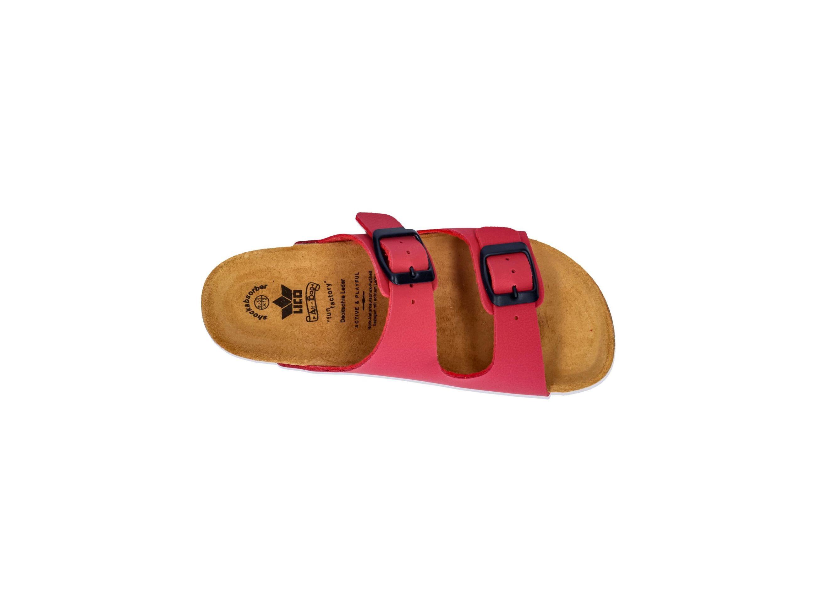 Pantolette Mädchen Schnallen LICO Bioline Kids 5/6