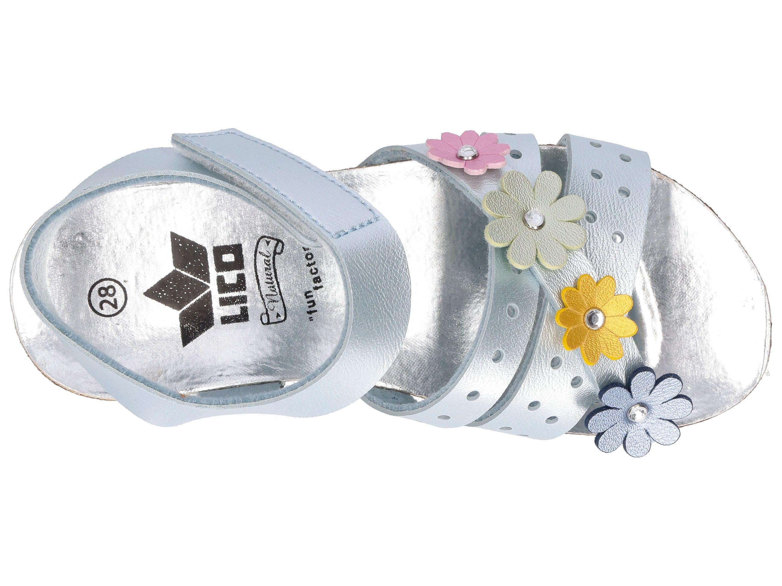 Pantolette Mädchen Schnallen LICO Bioline Nicolina 5/6