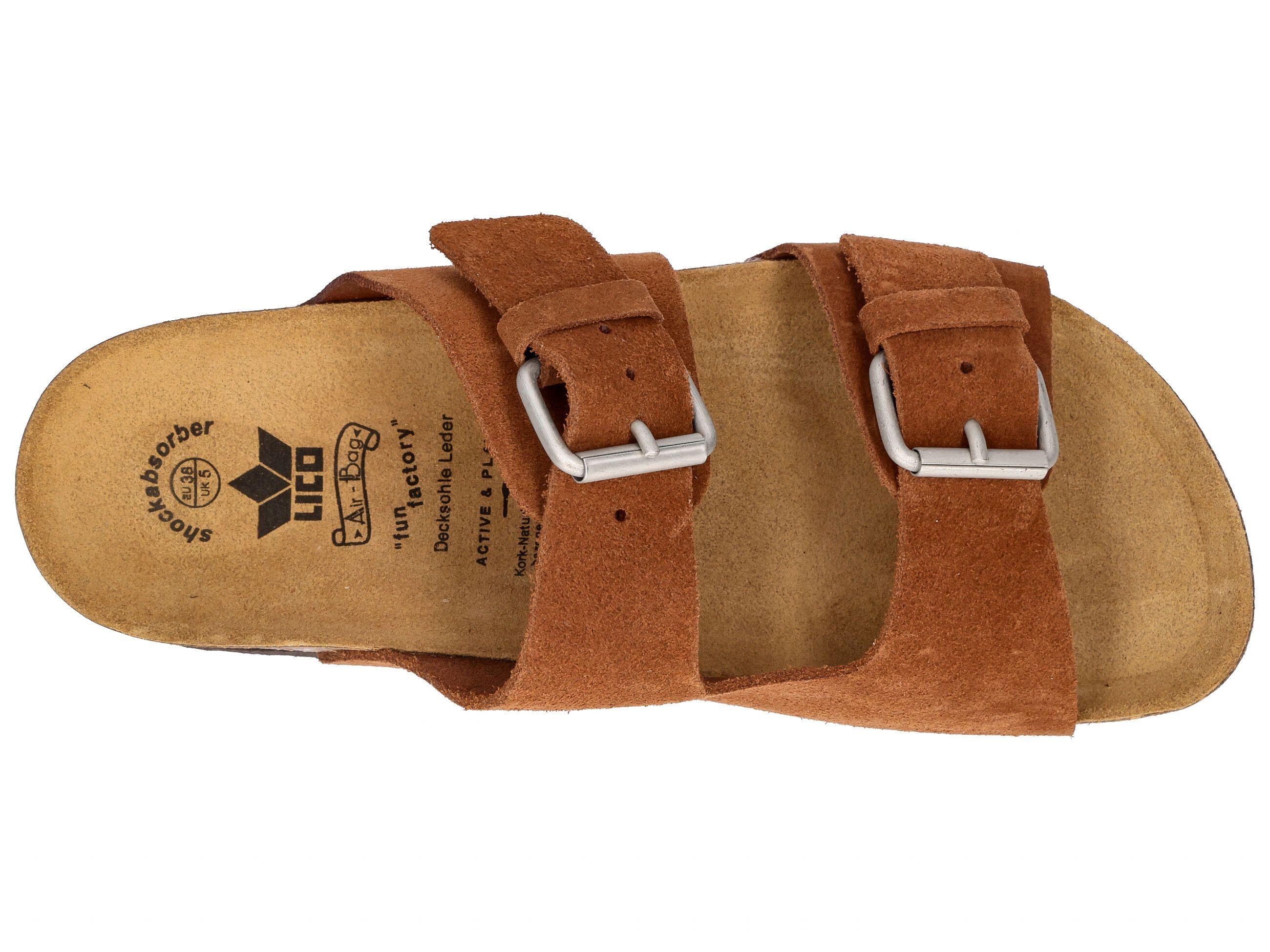 Pantolette Damen Schnallen LICO Bioline Juana 5/6