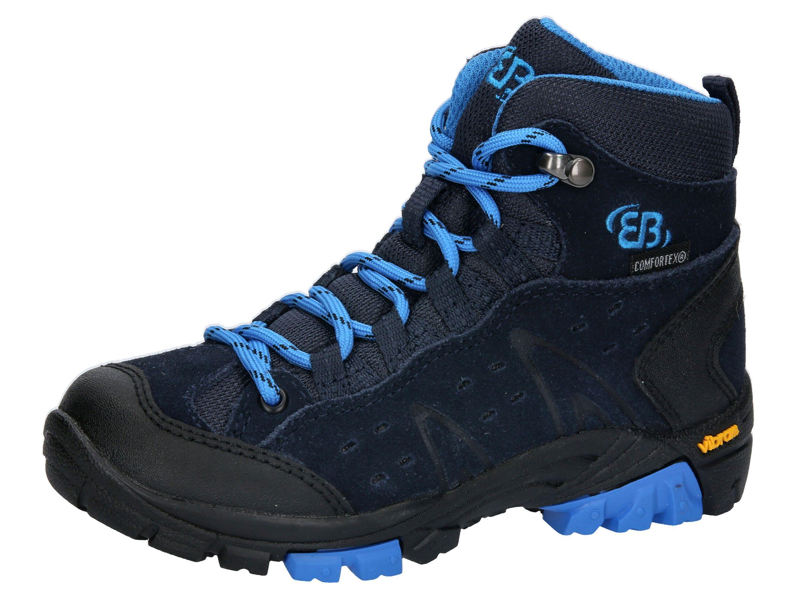 BRÜTTING Hiking boot Brütting Mount Bona High Kids suede blue, waterproof