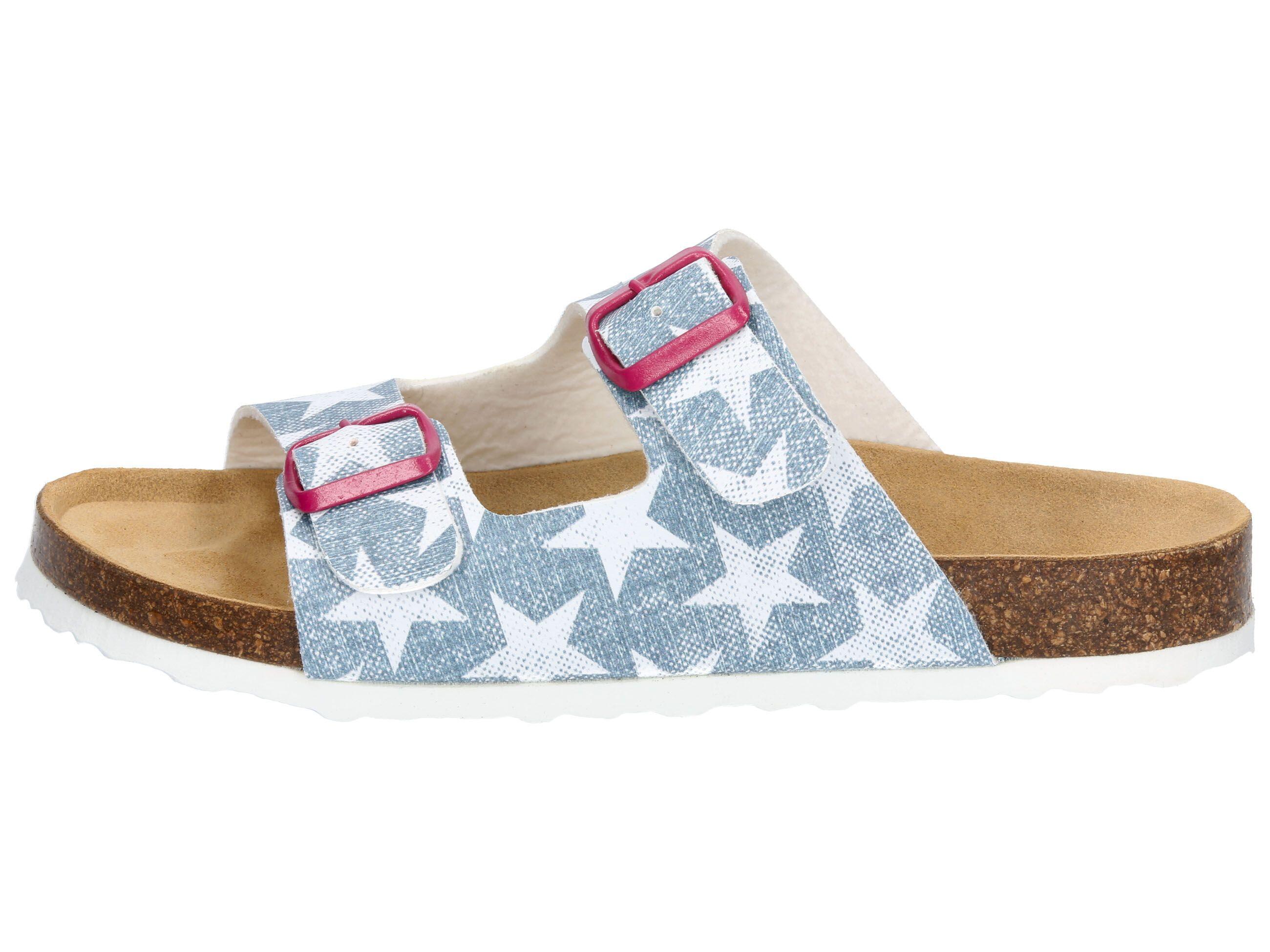 Pantolette Damen Schnallen LICO Bioline Platino 2/6