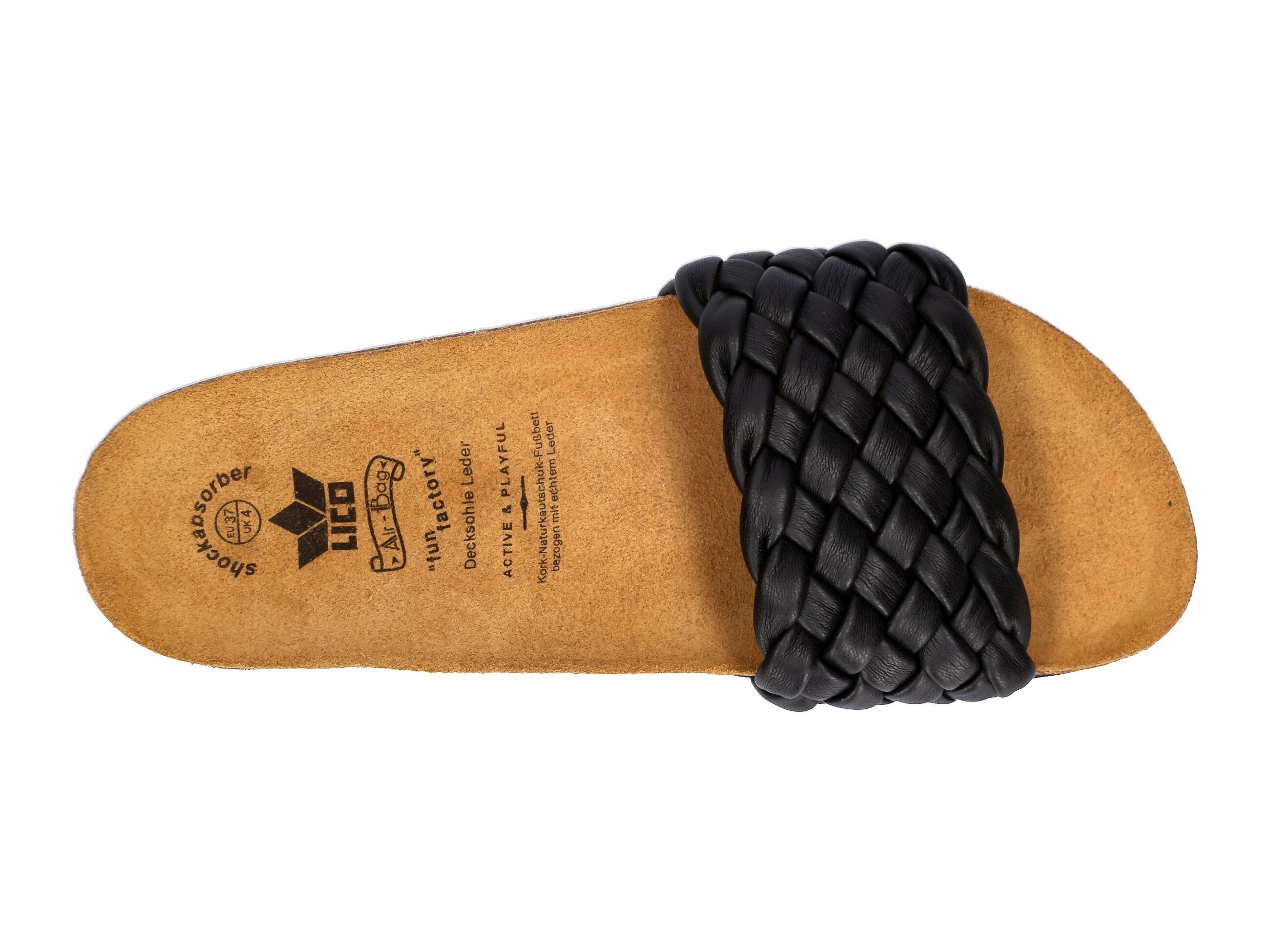 Pantolette Damen ohne LICO Bioline Plait 5/6