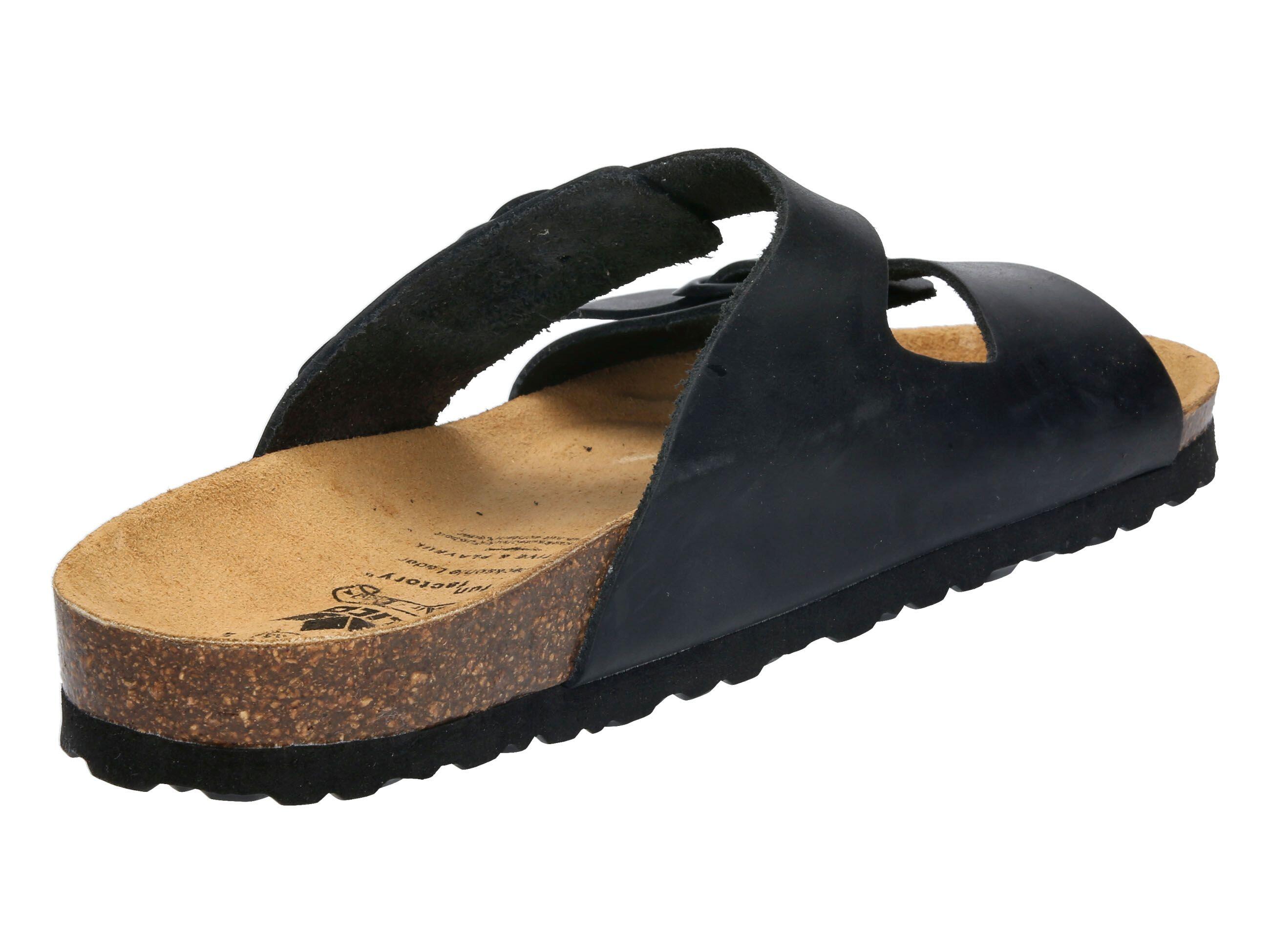 Pantolette Herren Schnallen LICO Bioline Jenrik 4/6