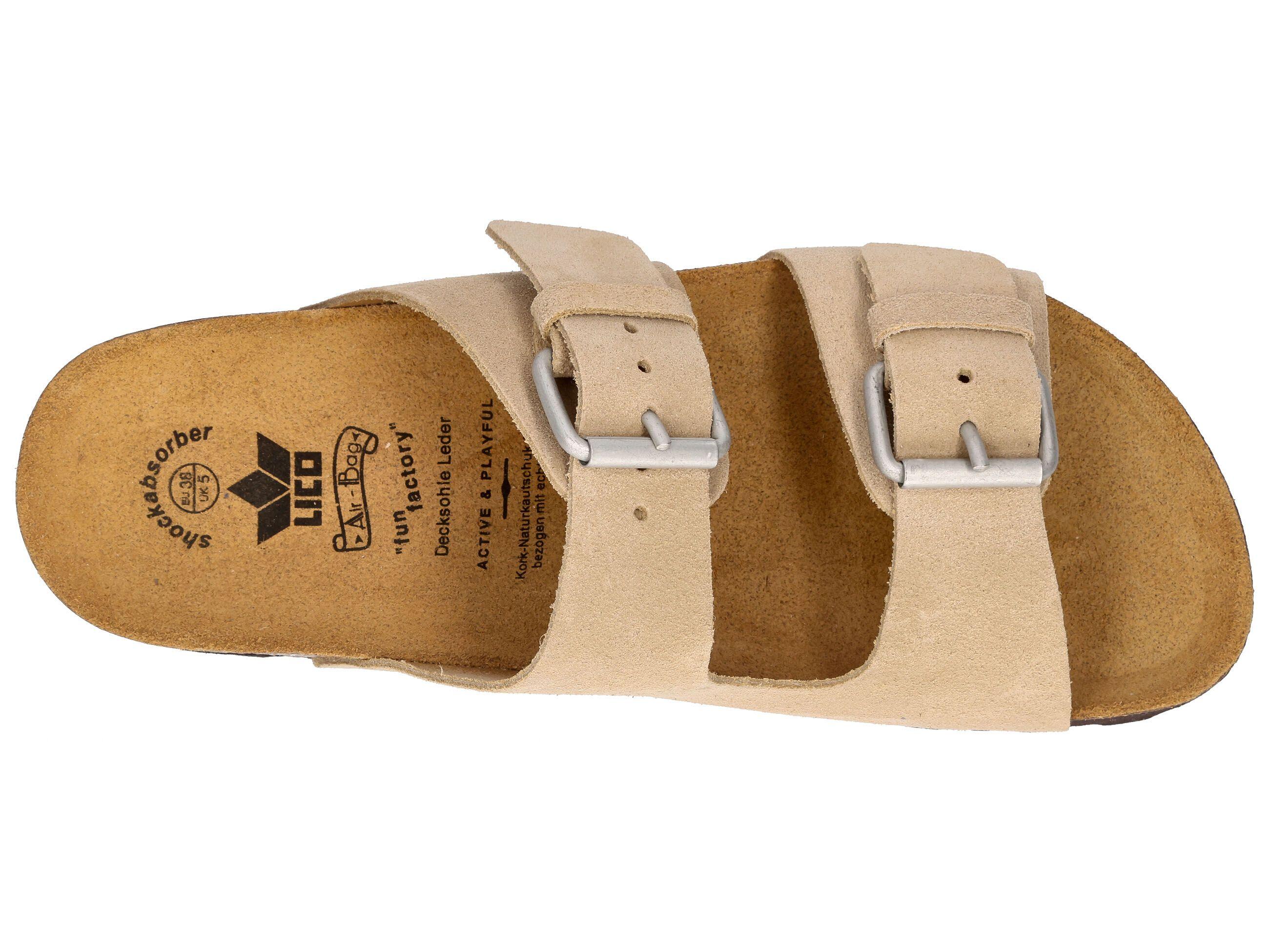 Pantolette Damen Schnallen LICO Bioline Juana 5/6