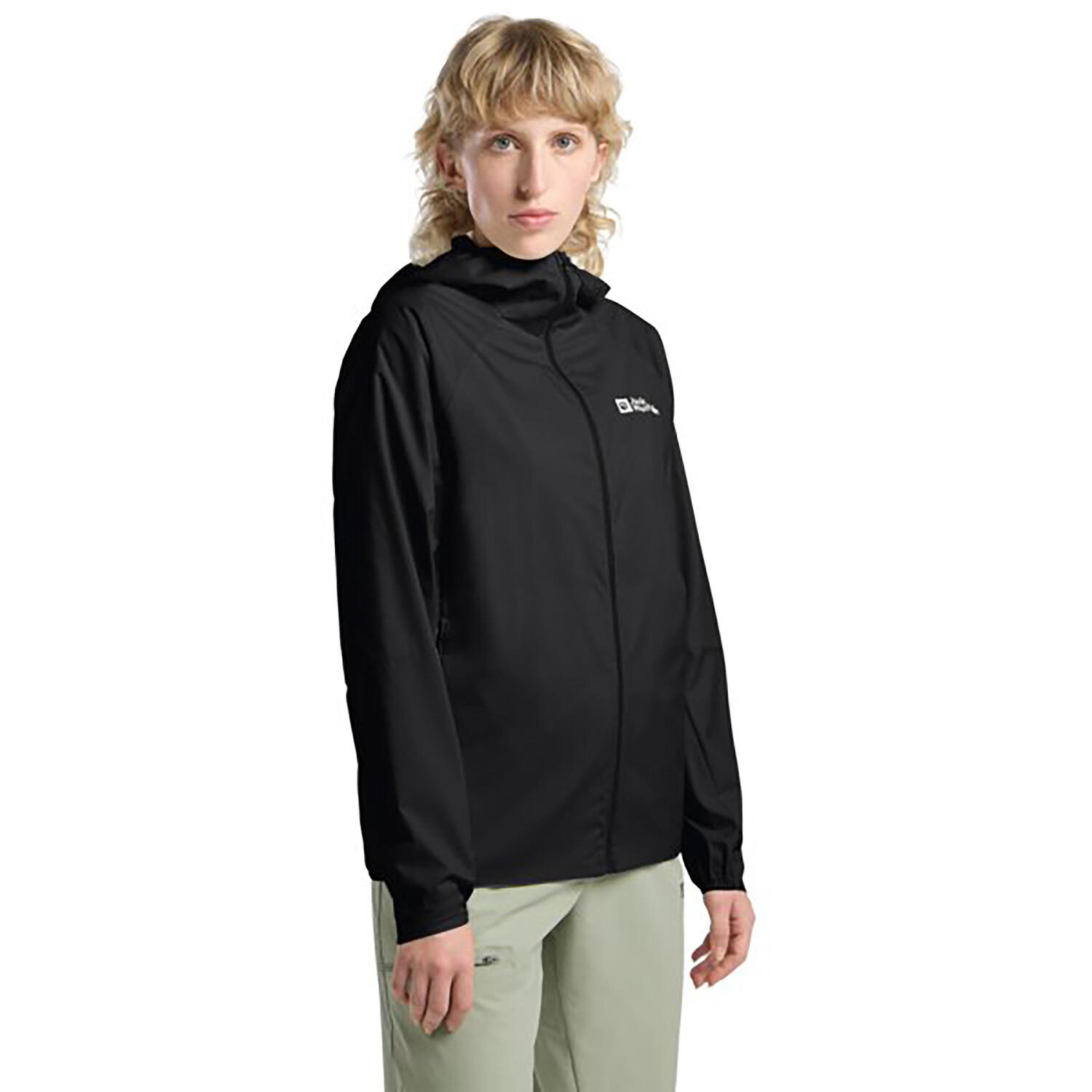 Casaco corta-vento feminino Jack Wolfskin Prelight Octa 3/7