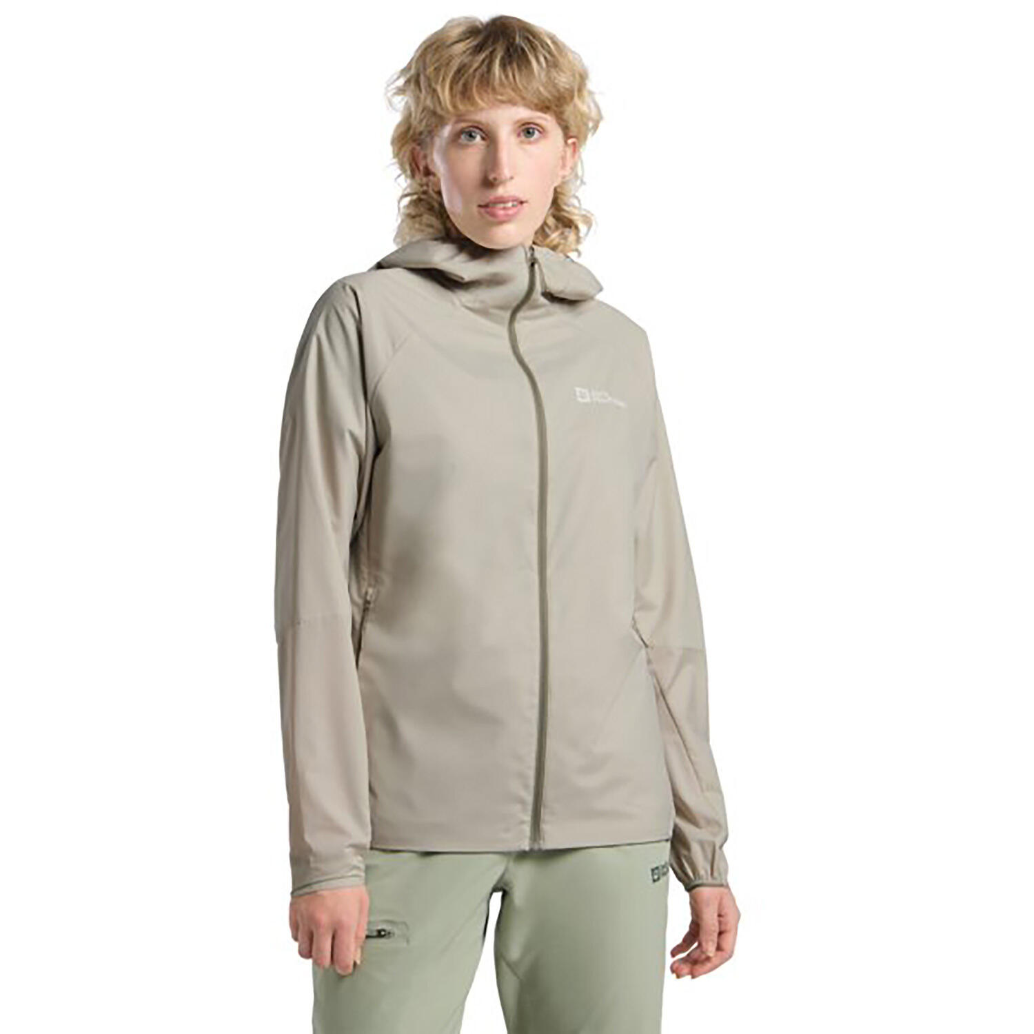 Giacca antivento da donna Jack Wolfskin Prelight Octa 3/7