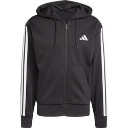 Pull sweat polaire homme Adidas JD1870 noir / blanc