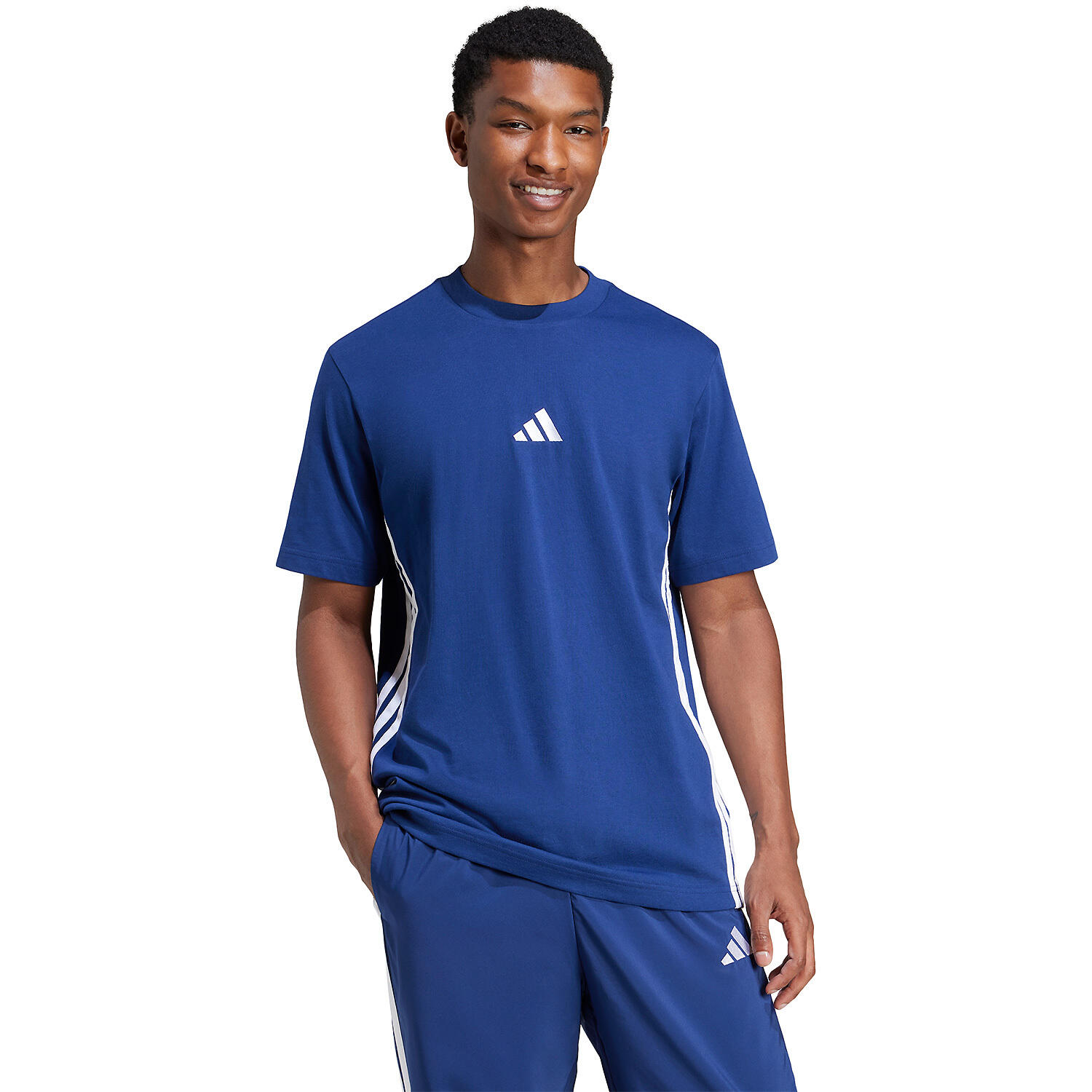 adidas T-shirt Essentials 3-Stripes homme - 100% coton 2/6